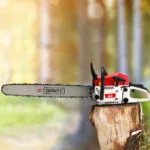 Chainsaw Petrol 62cc   22" Bar  Commercial E-Start Pruning Chain Saw