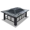 Grillz Fire Pit BBQ Grill Ice Bucket 3-In-1 Table