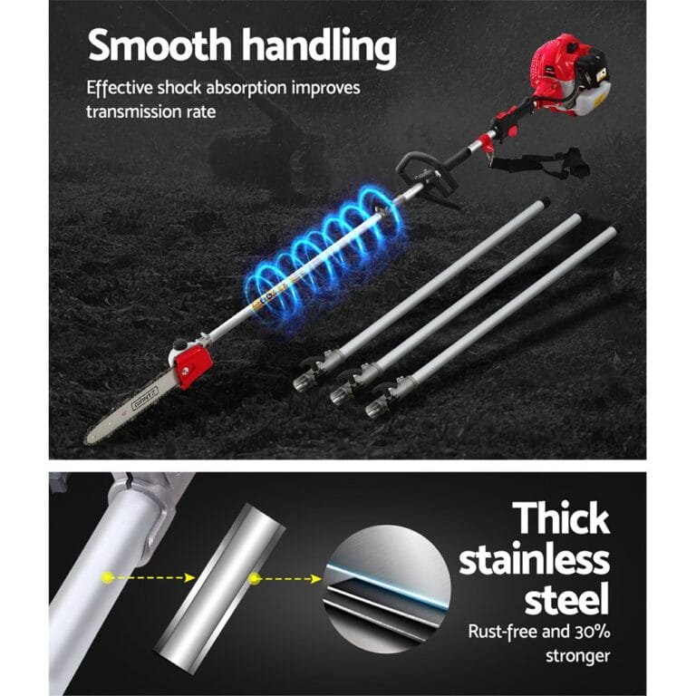 Giantz 62CC Pole Chainsaw Hedge Trimmer