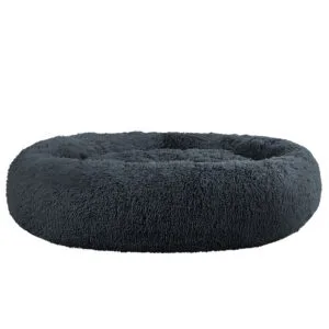 PET-BED-D110-DKGR-24564-00.jpg i.Pet Pet Bed Dog Cat 110cm Calming Extra Large Soft Plush Dark Grey