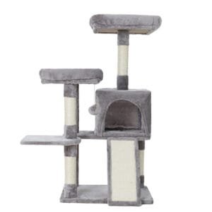 i.Pet 103cm Cat Scratching Tower -  Grey