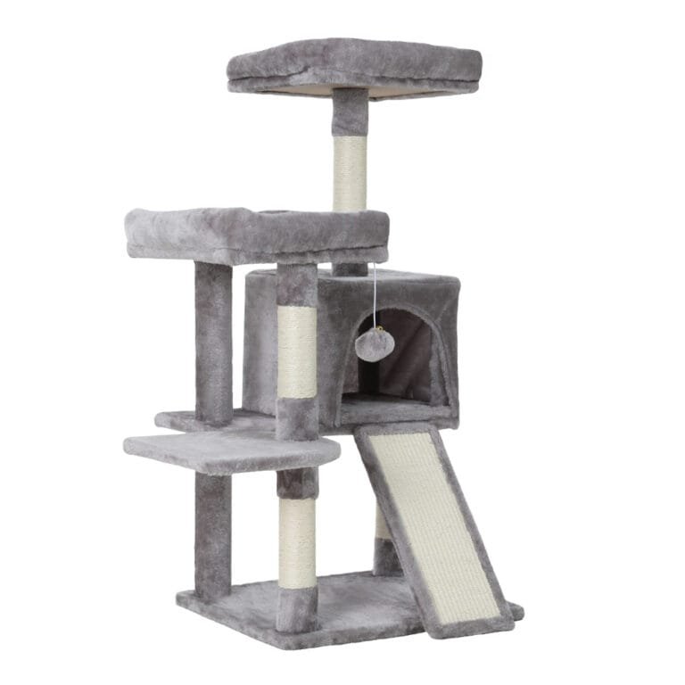 i.Pet 103cm Cat Scratching Tower -  Grey