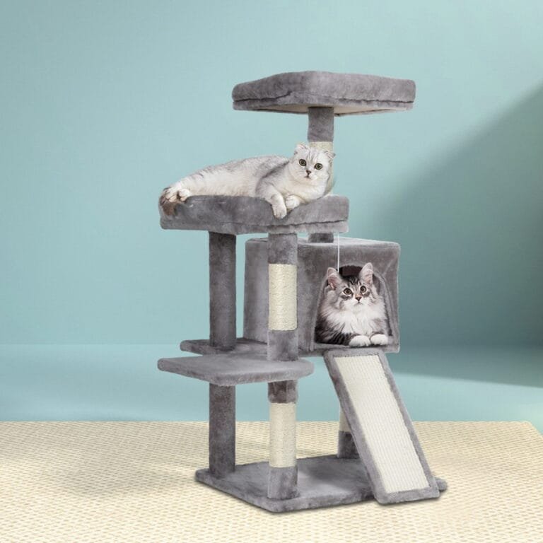 i.Pet 103cm Cat Scratching Tower -  Grey