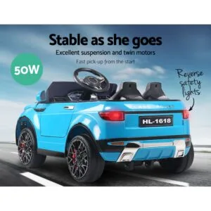Rigo Kids Electric Ride On Car SUV Range Rover-inspired -  Blue