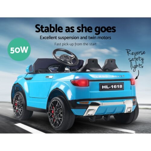 Rigo Kids Electric Ride On Car SUV Range Rover-inspired -  Blue