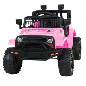 Rigo Kids Electric Ride On Car Jeep - Pink