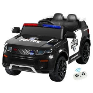 Rigo Electric Ride On Police Car  Black