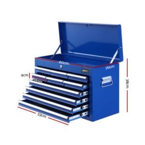 Giantz 10 Drawer Toolbox  Blue