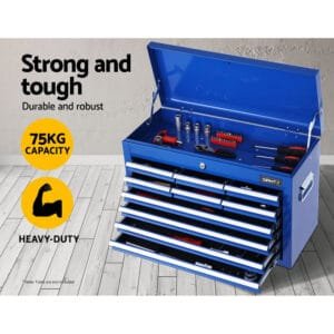 Giantz 10 Drawer Toolbox  Blue
