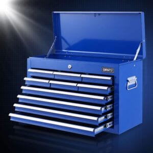 Giantz 10 Drawer Toolbox  Blue