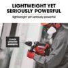 Baumr-AG 1500W Pro-Grade Electric Rotary Jackhammer Drill, with 2 Bonus Chisels, 3 Drill Bits
