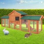 Rabbit Hutch, Chicken Coop  220cm x 44cm x 84cm