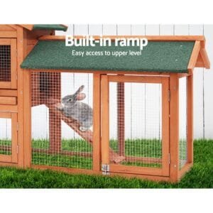 Rabbit Hutch, Chicken Coop  220cm x 44cm x 84cm