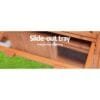 Rabbit Hutch, Chicken Coop  220cm x 44cm x 84cm