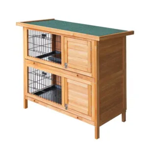 Rabbit Hutch Chicken Coop 91.5cm x 45cm x 82cm