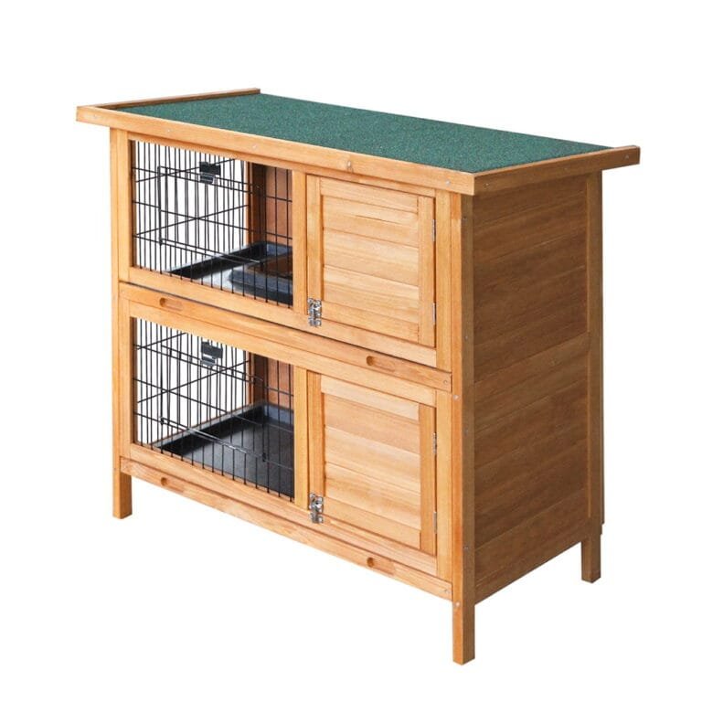 PET-GT-RHT1240-5155-00.jpg Rabbit Hutch Chicken Coop 91.5cm x 45cm x 82cm
