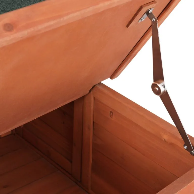 PET-CH-2DOOR-BR-185543-03.jpg i.Pet Outdoor Cat House, Rabbit Hutch, Wooden Shelter