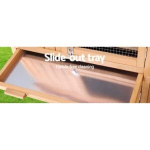 i.Pet Rabbit Hutch Chicken Coop 138cm x 44cm x 85cm